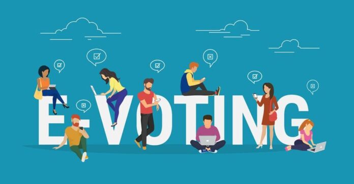 E-voting concept illustration