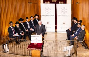 Rabbinical ordination with German President Steinmeier in Hanover