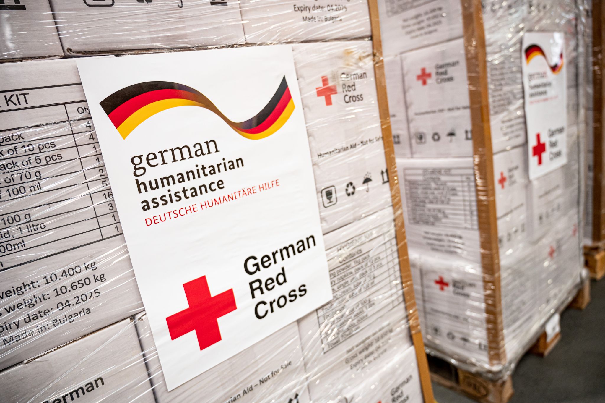 Earthquake disaster in Turkey and Syria - DRK aid transport