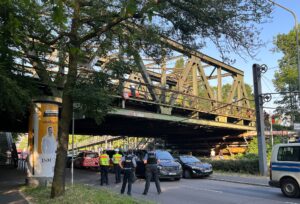 Police operation paralyzes trains