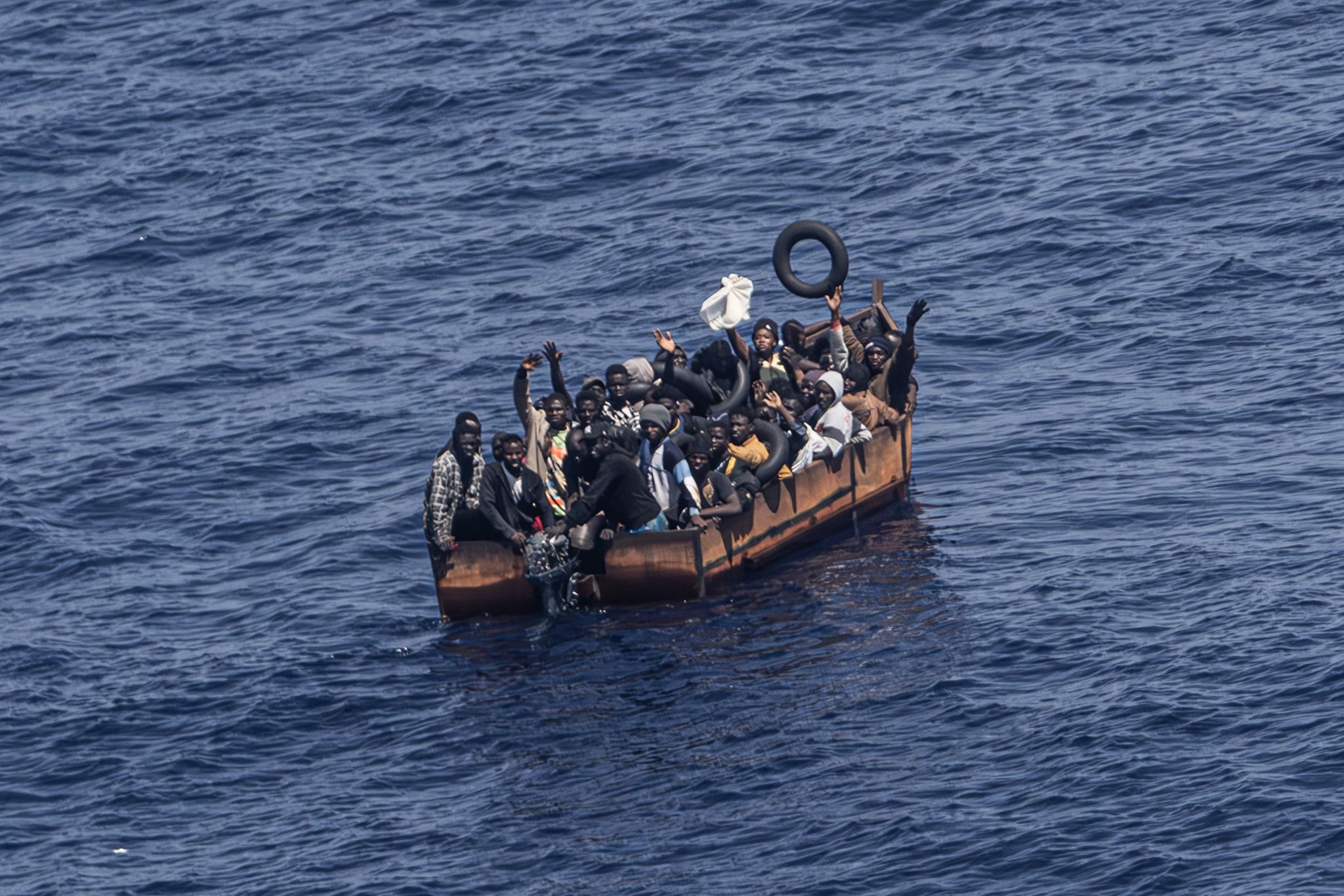 Migrants in the Mediterranean