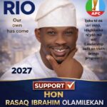 RIO Declares Bid for Lagos Assembly Seat, Vows People-Centered Legislation for Surulere Constituency II